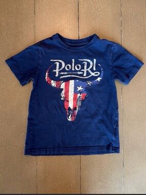 Polo Ralph Lauren Boys’ Vintage-Inspired USA/July 4th T-Shirt • Size 4T